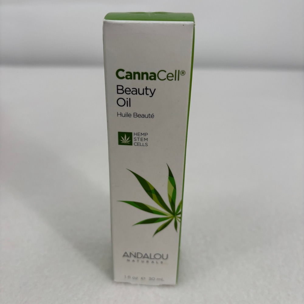 Andalou Naturals CannaCell Beauty Oil Hemp Stem Cells Facial Oil 1 fl oz 30 ml